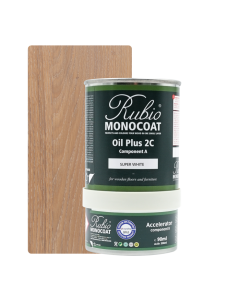 RUBIO MONOCOAT OIL & 2C SUPER WHITE SET 390ML