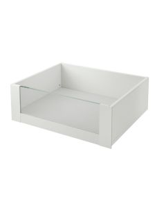 Legrabox C Height (177mm) Internal Drawer With Glass Silk White