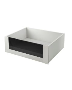 Legrabox C Height (177mm) Internal Drawer With Full Height Privacy Glass Silk White