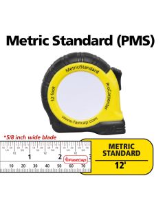PRO TAPE MEASURE METRIC STANDARD 12 ft FASTCAP         99954