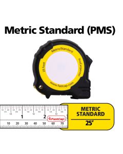 PRO TAPE MEASURE METRIC STANDARD 25 ft FASTCAP        98004