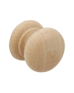 WOOD KNOB RK71L 195.77.301 34mmDIA BEECH
