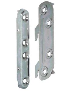 BED CONNECT BRACKET 100mm YELL/Z.P 271.03.511 1 SET= 2 NO.1 +2 NO.2 PLATES +4 BRACKETS