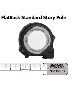 FLATBACK TAPE STANDARD STORY POLE 16in FASTCAP      98041