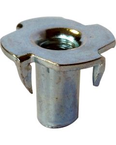 4 PRONGED TEE NUT M6 X 12 BLACK PLATED    PACK OF 100