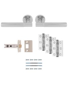 CARLISLE BRASS LAGOS LATCH PACK - ULTIMATE DOOR PACK POLISHED CHROME