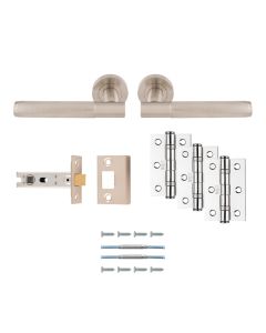 CARLISLE BRASS LAGOS LATCH PACK - ULTIMATE DOOR PACK SATIN NICKEL