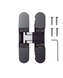 LAMP SUGATSUNE 3-WAY ADJUSTABLE CONCEALED HINGE BLACK
MIN. DOOR THICKNESS OF 14MM    PAIR