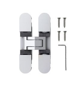 LAMP SUGATSUNE 3-WAY ADJUSTABLE CONCEALED HINGE SILVER
MIN. DOOR THICKNESS OF 14MM    PAIR