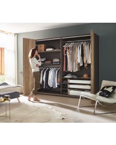 HETTICH WINGLINE PUSH TO MOVE 1 DOOR/2 LEAF  KIT RH WITH FREE SWING HINGES RIGHT HAND
2400MM TRACK 25KG