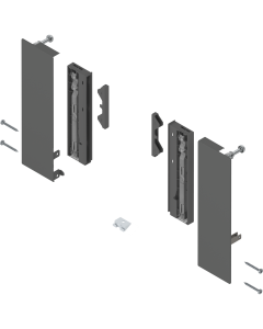MERIVOBOX FRONT FIXING, HEIGHT E, FOR INNER PULL-OUT WITH DESIGN ELEMENT, RIGHT+LEFT    8252146 
